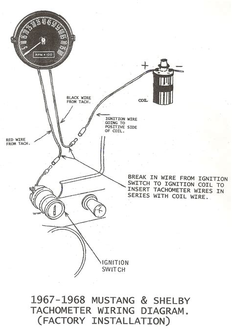 tachometer connection diagram 